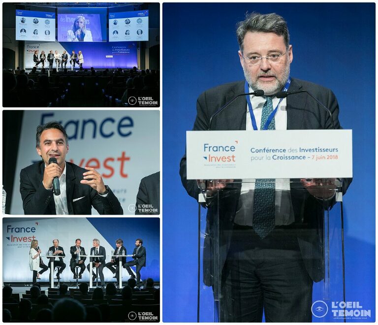 Conférence France Invest' au Palais Brongniart