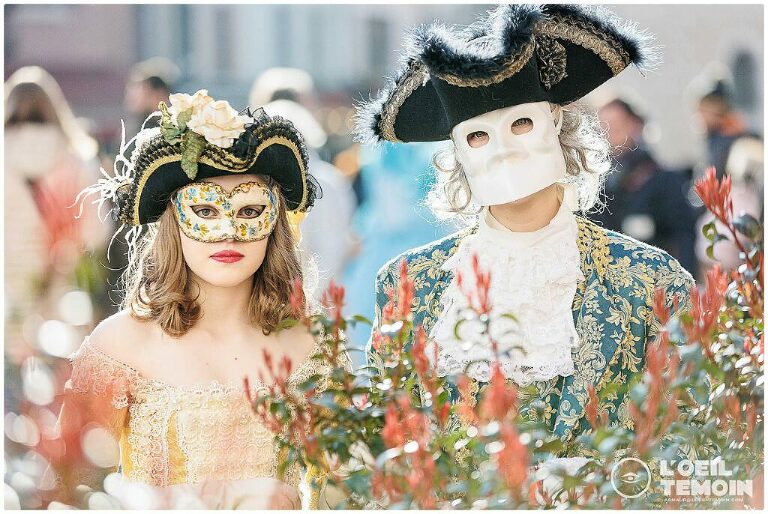 Carnaval vénitien amoureux d'Annecy