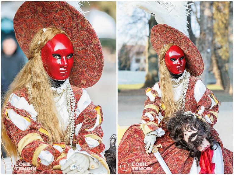 Carnaval vénitien Judith et la tête d'Holoferne